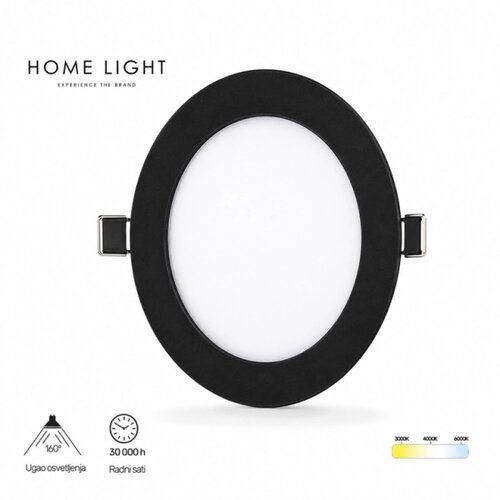  LED PANEL U/Z KNC1-24W 3000/4000/6000K CRNI Slike