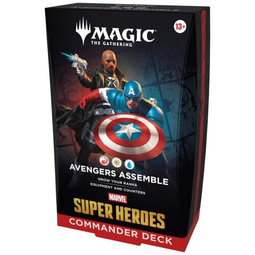 Wizards Dru&scaron;tvena igra - Magic the Gathering - TCG Marvel Super Heroes - Avengers Assemble - Commander Deck Cene