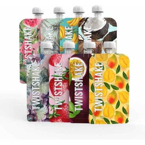 Twistshake Squeeze Fruit vrećica za ka&amp;scaron;icu 3x220 ml Slike
