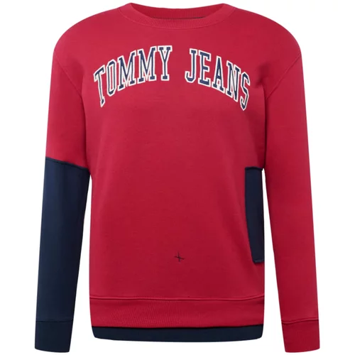 Tommy Remixed Sweater majica mornarsko plava / crvena / bijela