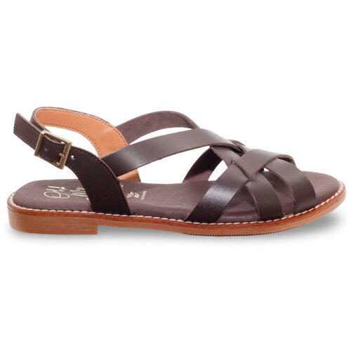 Oh My Sandals Sandali & Odprti čevlji NATIKAČI 5833 Kostanjeva Cene