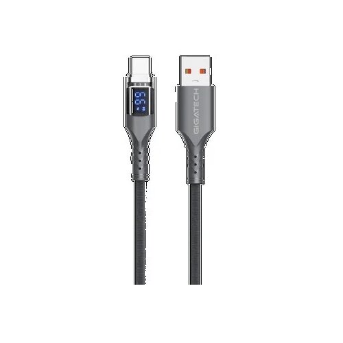  USB na C kabel Gigatech XB805 1m s LED display-om sivi Cijene