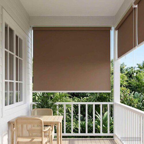  Roleta za&scaron;tita od UV zračenja Sivosmeđa 80 x 230 cm Poliester Cijene