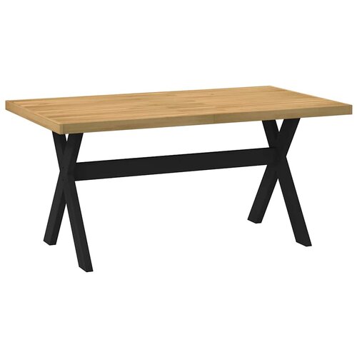 vidaXL Jedilna miza NOAIN 160x90x75 cm trdna borovina Cene
