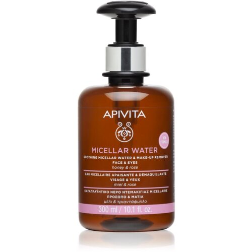 Apivita Cleansing Micellar Water pomirjajoča micelarna voda za obraz in oči 300 ml Slike