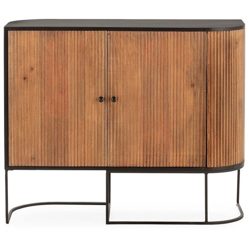 MOME Komoda od masivnog manga u prirodnoj boji 110x90x40 cm Curve &amp;ndash; Slike