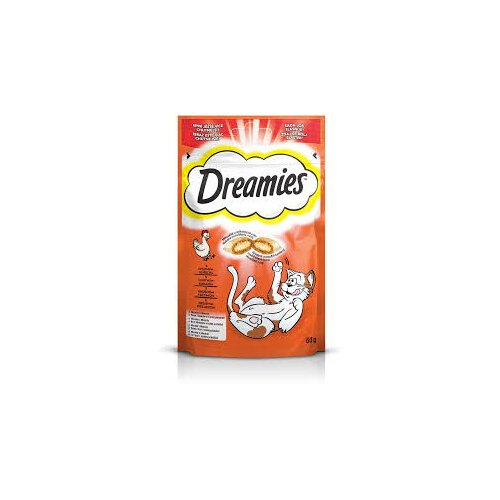 Dreamies poslastica za mačke pockets, piletina, 60g Slike