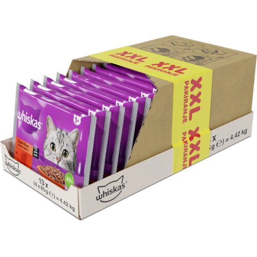 Whiskas klasični izbor XXL pakiranje 52 kom Cene
