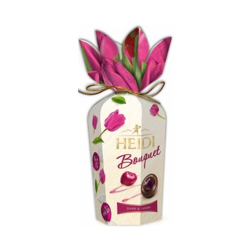 Heidi praline bouquet flower cherry 120G Cene