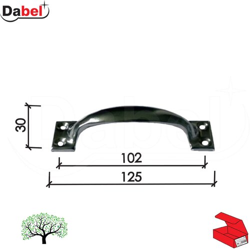 Dabel Rukohvat za nameštaj RU5 x125mm Q 0101534 Cene