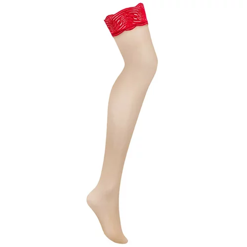 Obsessive Mellania Stockings Red S/M