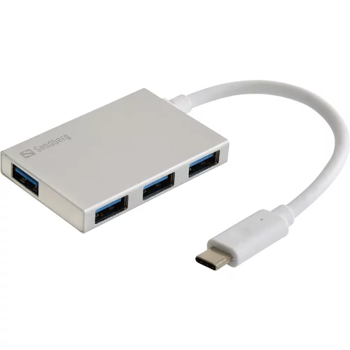 Sandberg Pretvornik USB-C na 4xUSB 3.0 hub