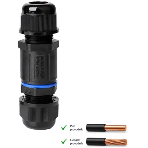 KABLOVSKA I spojnica 3P, 250V/16A, 0.5-1.5mm2 IP68 CNP20-3P Slike