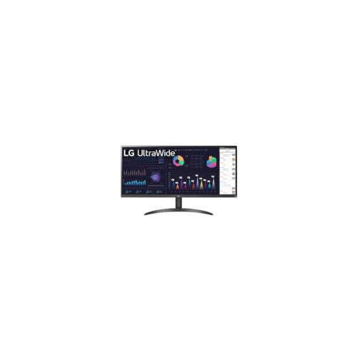 LG 34&amp;Prime; UltraWide 34WQ500-BIPS, 2560&amp;times;1080, 400cd, 5msHDMI, DP, USB Type-C, Tilt, VESA100x100 Slike