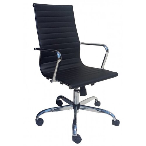  Radna stolica - PRESTON (eko koža crna) Slike