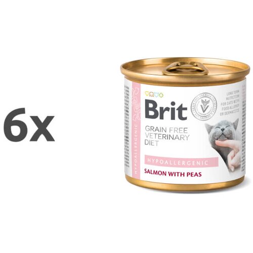 Brit veterinary diet Brit GF Veterinarska dieta za mačke Hypoallergenic, 200g 6 x 200 g Cene