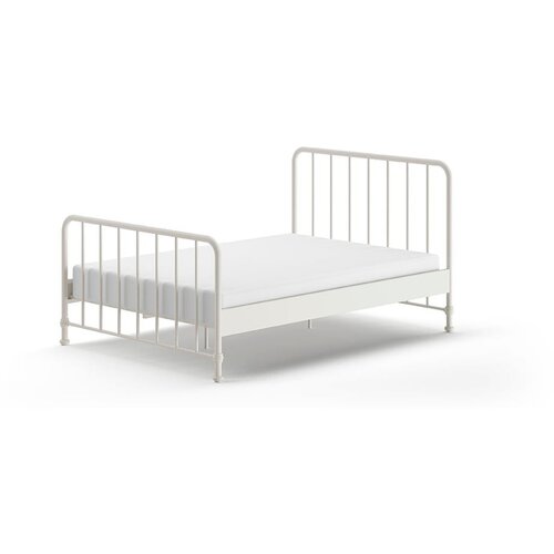 Vipack Bijeli metalni krevet s podnicom 140x200 cm BRONXX – Cijene