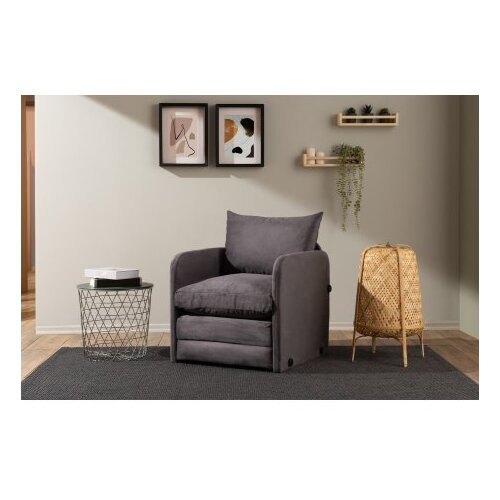 Atelier Del Sofa fotelja na razvlačenje saga single grey Slike