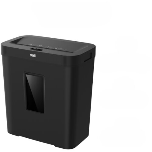 Deli Uni&amp;scaron;tivač papira ET021, 8 lista, 12l, Crni Slike