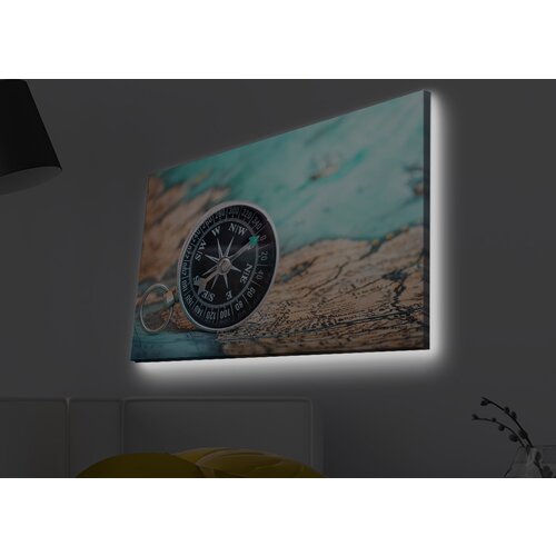 Opviq slika na platnu sa LED osvetljenjem 45x70cm Slike