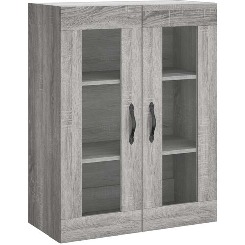 vidaXL Visoka komoda siva sonoma 69,5x34x180 cm inženirski les Cene