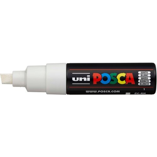  Marker UNI POSCA PC-8K 8 MM white (1) Cene