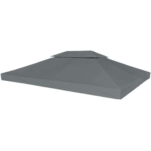  Streha za paviljon 2-delna 310 g/m&amp;sup2; 4x3 m antracitna, (20580618) Slike