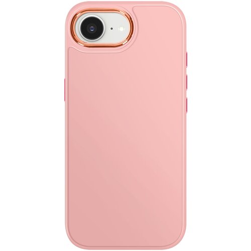 AVIZAR Mat etui za iPhone 17e z metaliziranim robom kamere, Roza, (5000274282) Cene