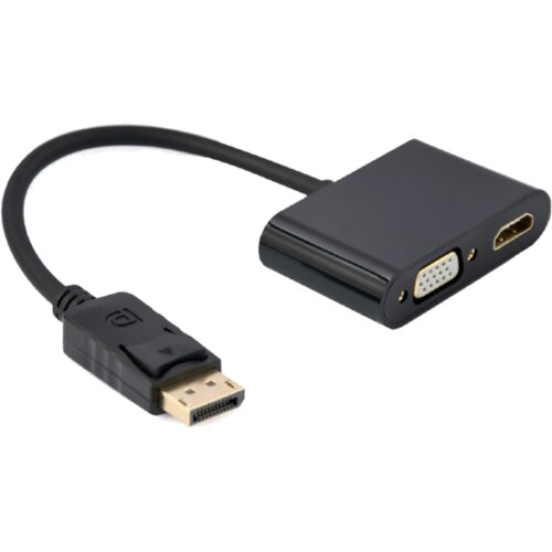 Gembird Display port male to HDMI female + VGA female adapter black A-DPM-HDMIFVGAF-01 Cijene