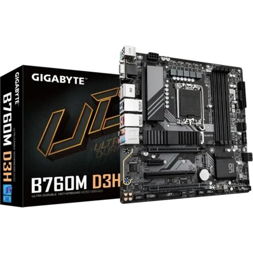 Gigabyte matična ploča B760M D3HP DDR5 VGA/HDMI/DP/M.2 Cene