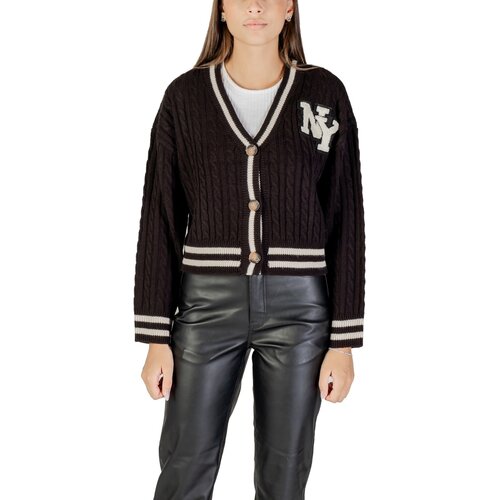 Only Telovniki &amp;amp; Jope Onlthale Ls Button Cardigan Knt 15352210 Črna Slike
