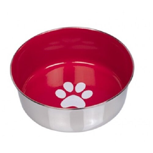 Nobby kovinska posoda heavy paw anti slip, rdeča - 20 cm/1,8 l Slike