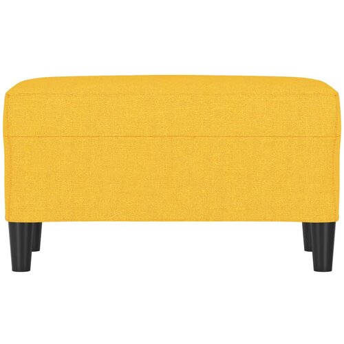  Klupa Svjetložuta 70 x 35 x 41 cm od tkanine Slike