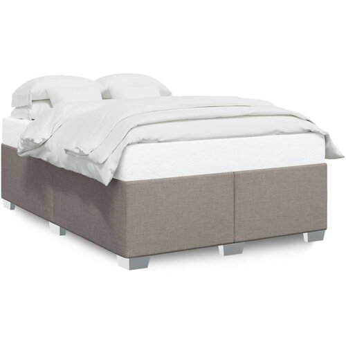VidaXL Posteljni okvir taupe 140x200 cm blago Slike