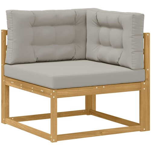 Set vanjskih sofa 7 kom. Bijela i svjetlosiva 79 x 79 x 37 cm Slike