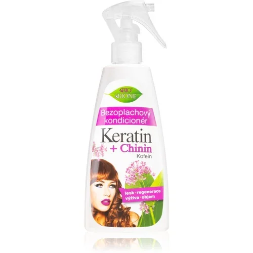 Bione Cosmetics Keratin + Chinin balzam brez spiranja 260 ml