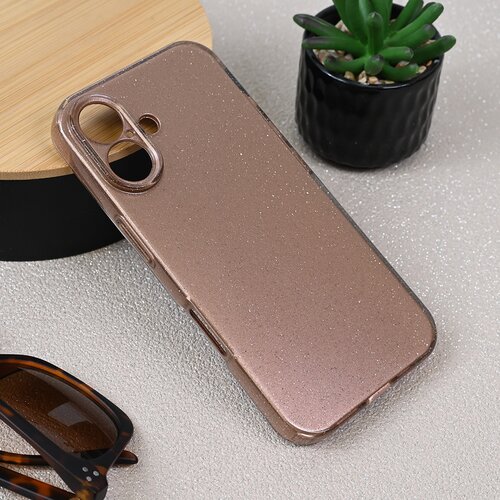  maska za iphone 16 6.1 sparkle dust roze zlatna Cene