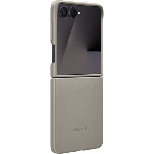  Kožna Kindsuit maska za Samsung Galaxy Z Flip7 Taupe EF-VF766PJEGWW Slike