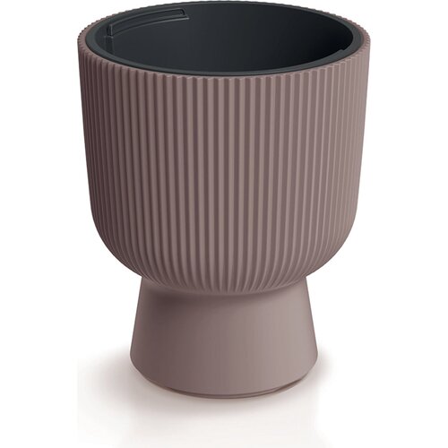 Milly cvetlični lonec z vložkom za rastline, marsala rjava - ⌀ 39 cm Slike