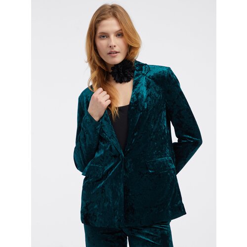 Orsay Green Ladies Velvet Jacket - Ladies Cene