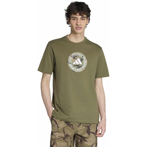 Adidas Mu&amp;scaron;ka majica M Camo Cir T, KC7164, Maslinasta Slike