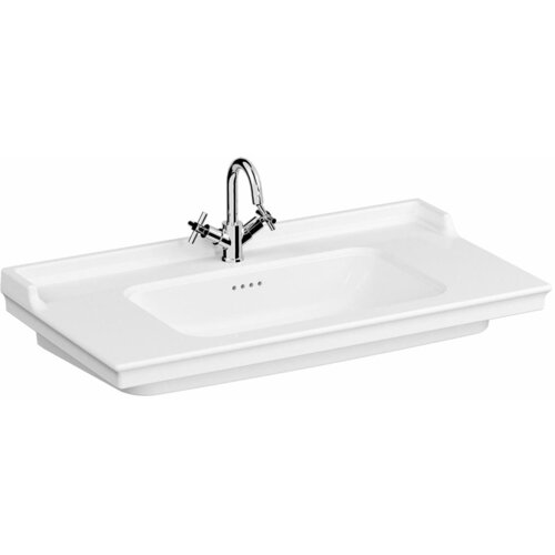 Vitra 7802-003-0001 Ricordi 80 x 53 cm keramični umivalnik z odprtino za armaturo retro izgleda Cene
