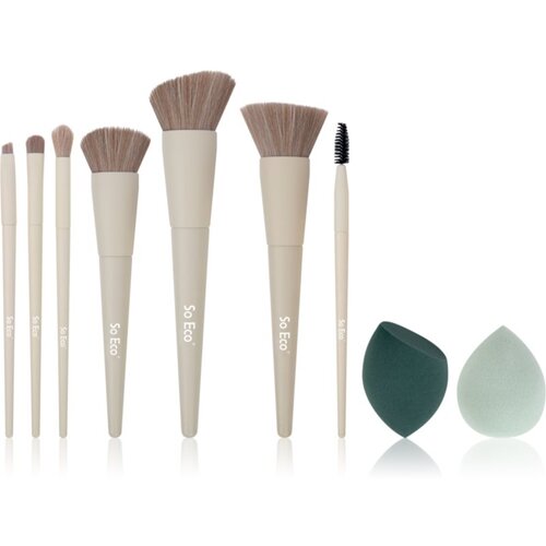 So Eco Exclusive Brush & Sponge Set Complexion Sponge set čopičev Cene