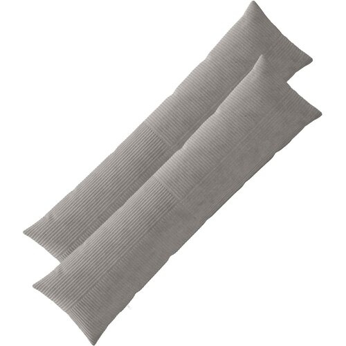  Presvlaka za jastuk 2 pcs ALMELO Svjetlosiva 40 x 145 cm Kord Cene