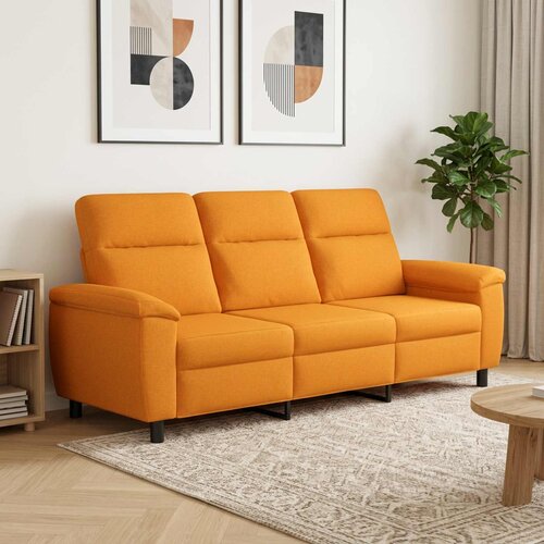 SOFA Tamno žuta 214 x 90 x 95 cm Tkanina Cene