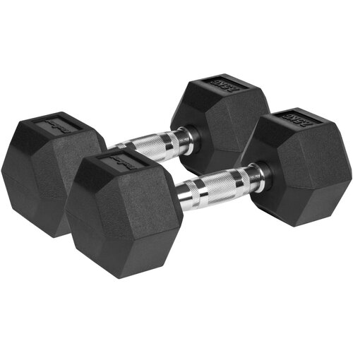 Rebel ACTIVE Gumirani HEX tegovi (bučice), par 2x7.5 kg, model RBA-2325-07.5 Slike