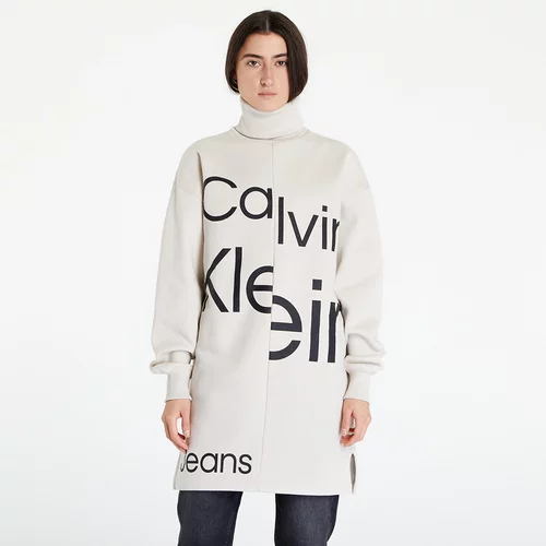 Calvin Klein Jeans Disrupted Logo Roll Beige