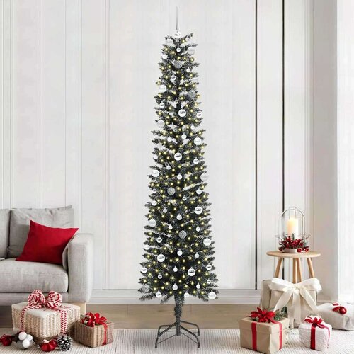 vidaXL Umjetno božićno drvce s stalakom Zelena 58 x 58 x 240 cm Cijene