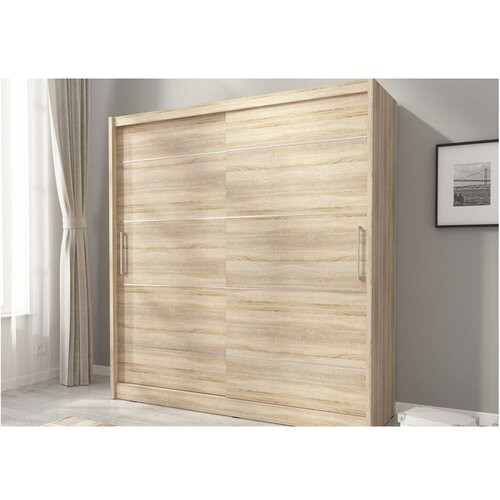 Molarem Home Garderobni ormar MAJA ALU 180 sonoma Slike
