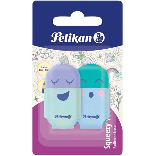Gumica SQUEEZY YOU PK2 PELIKAN 606219 SORTIRANO BLISTER Cijene